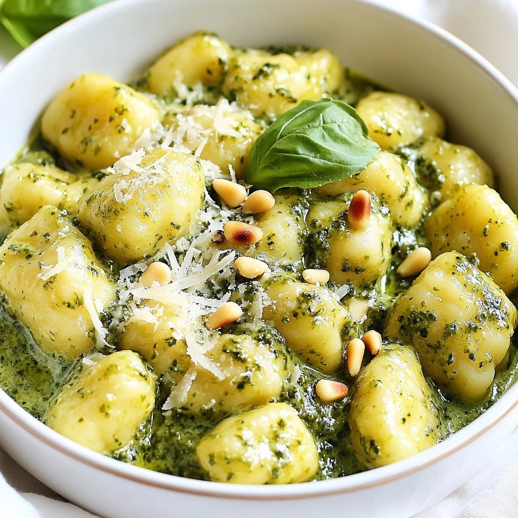 Quick Pasta Recipes Creamy Pesto Gnocchi Delight