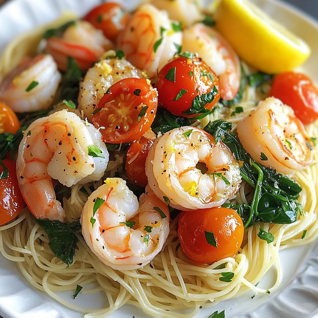 Zesty Shrimp Capellini Flavorful One-Pan Meal Recipe