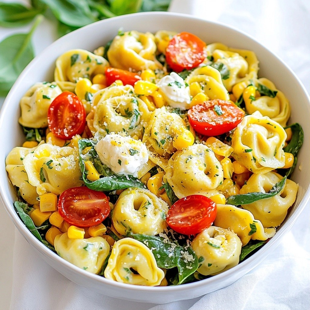 Quick Pasta Recipes Lemon Ricotta Tortellini Delight