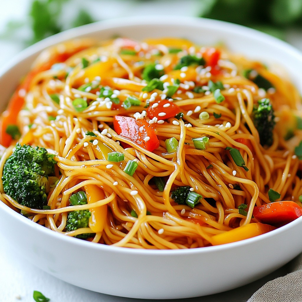 Hearty Noodle Dishes Chili Garlic Soybean Noodles Recipe
