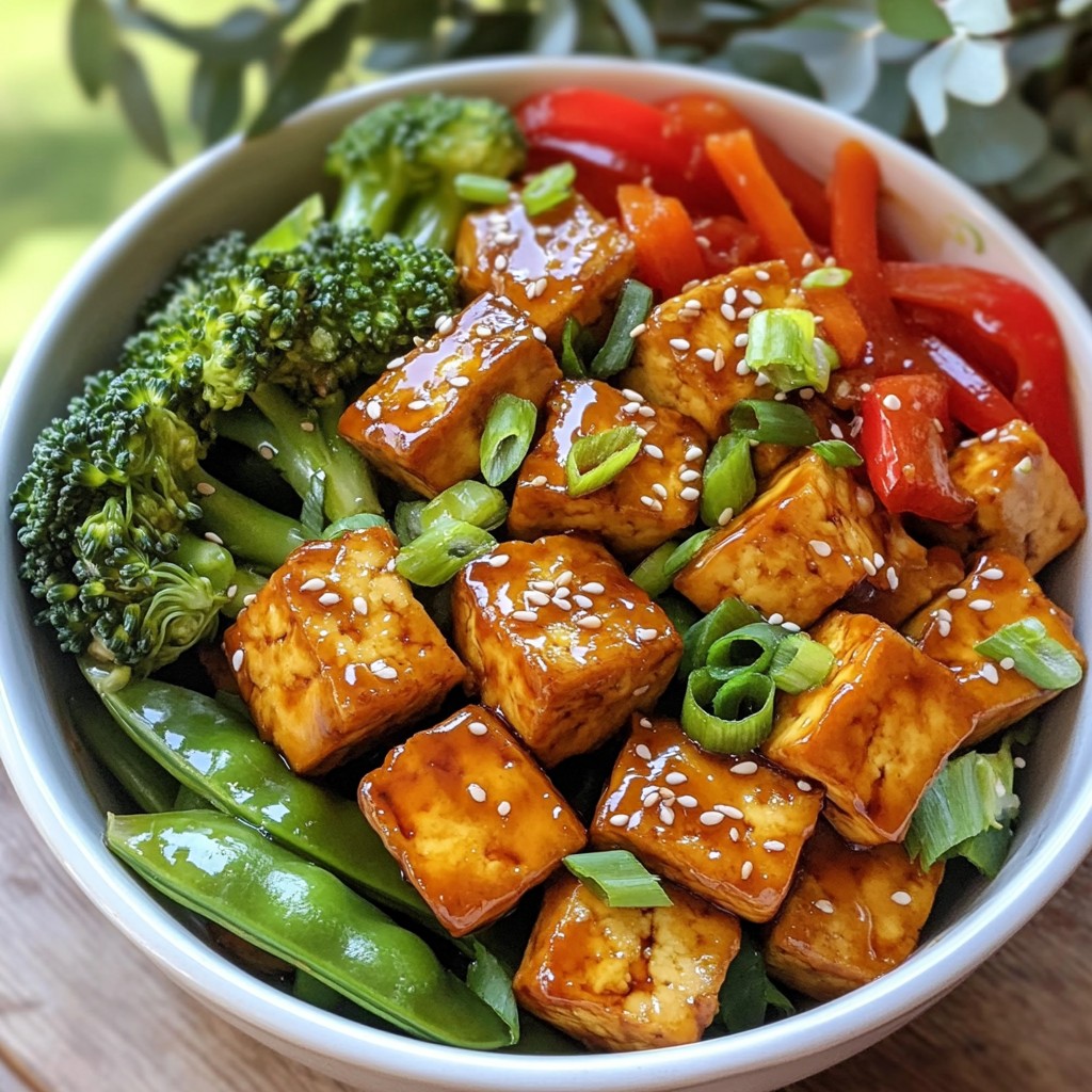 Savory Noodle Dishes Teriyaki Tofu Stir-Fry Recipe