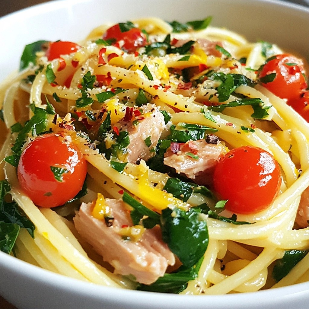 Speedy Lemon Garlic Tuna Pasta Recipes You’ll Love