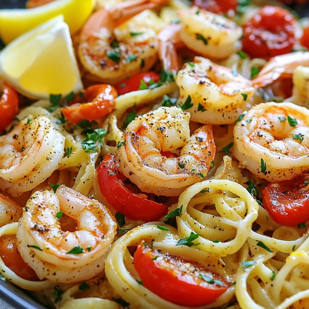 One-Pan Meals Spicy Cajun Shrimp Linguine Delight