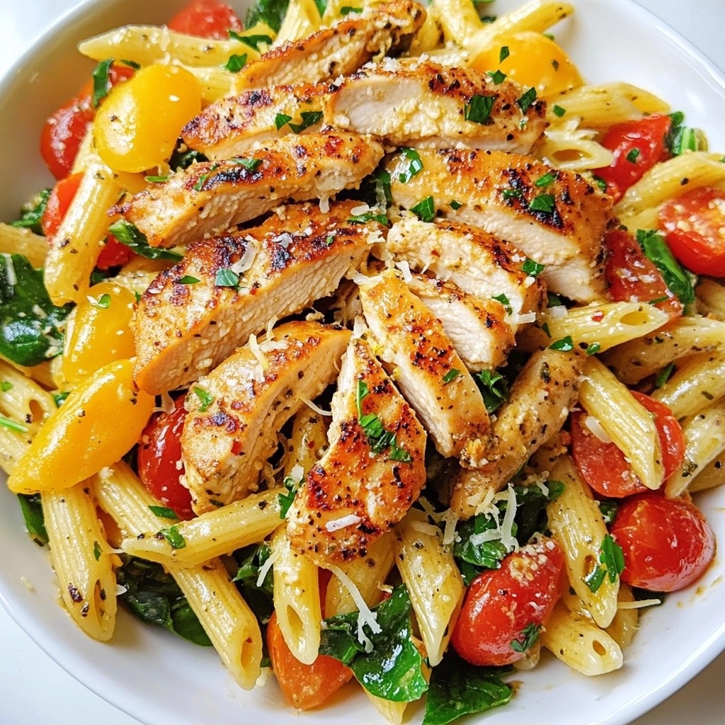 Quick Pasta Lemon Herb Chicken Penne Delicious Meal
