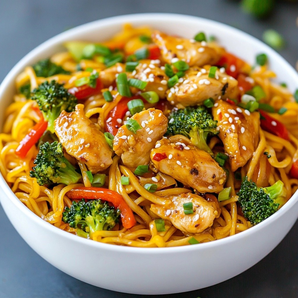 Hearty Noodle Dishes Ginger Turmeric Chicken Noodles