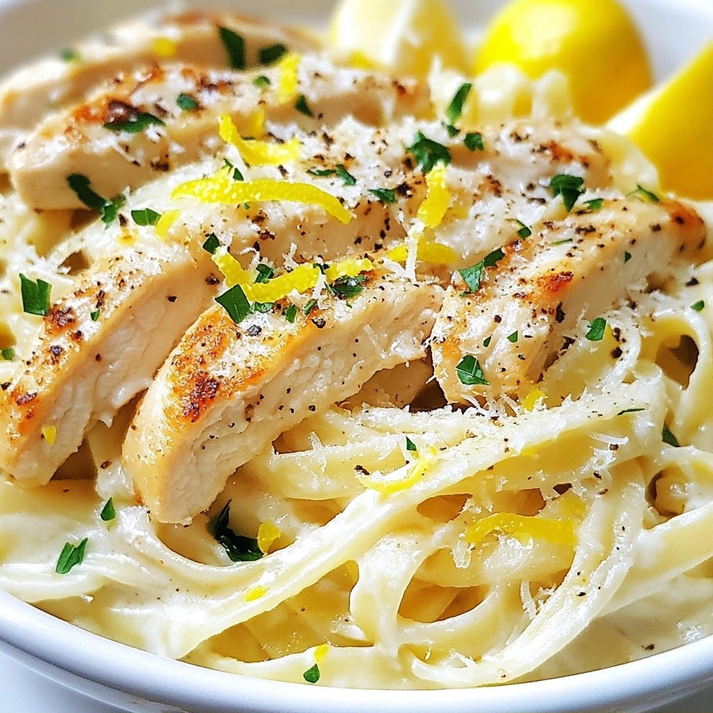 One-Pan Meals Garlic Lemon Chicken Fettuccine Recipe