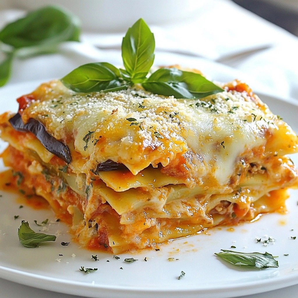 Baked Pasta Cheesy Eggplant and Tomato Casserole Delight