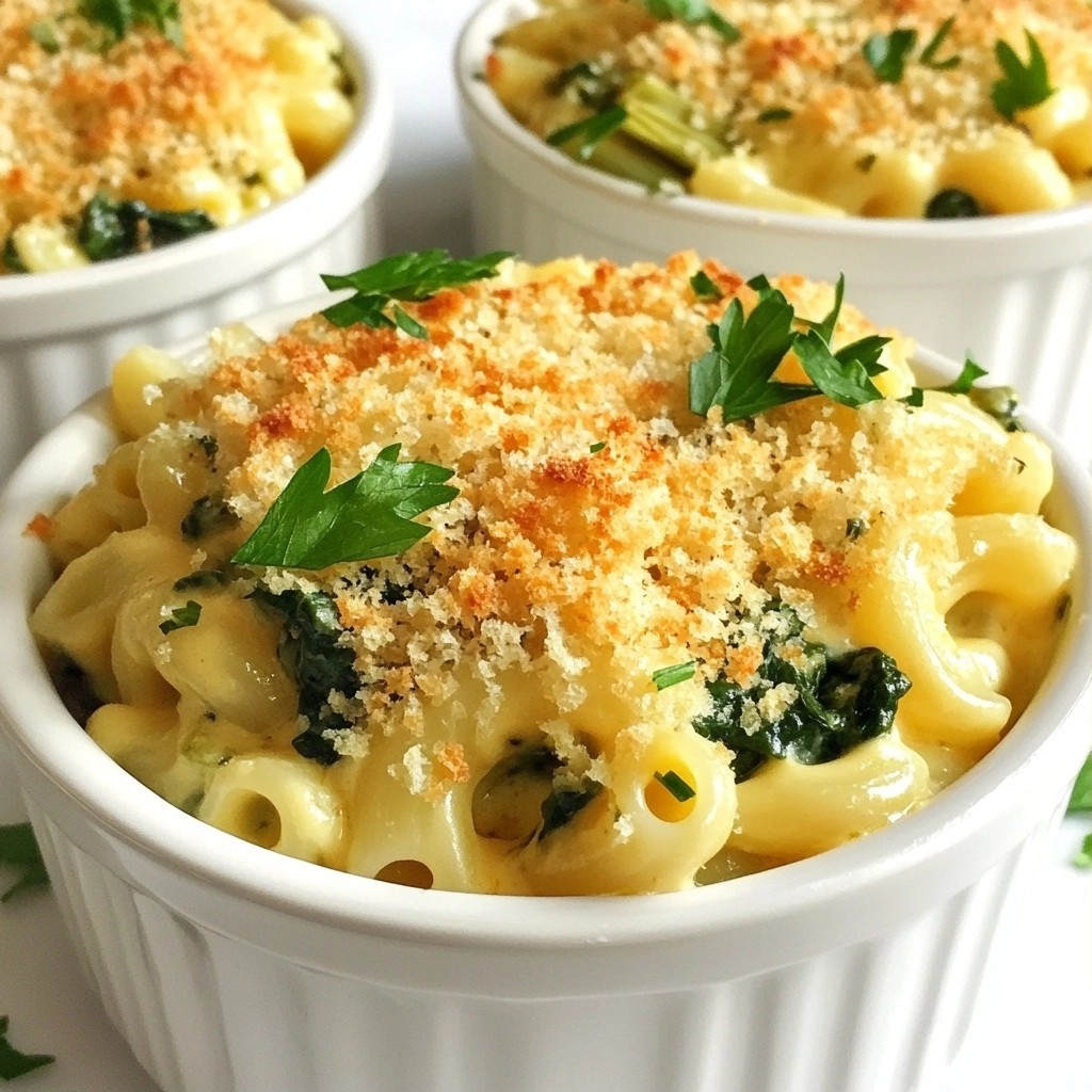 Baked Pasta Recipes Spinach and Artichoke Mac and Cheese