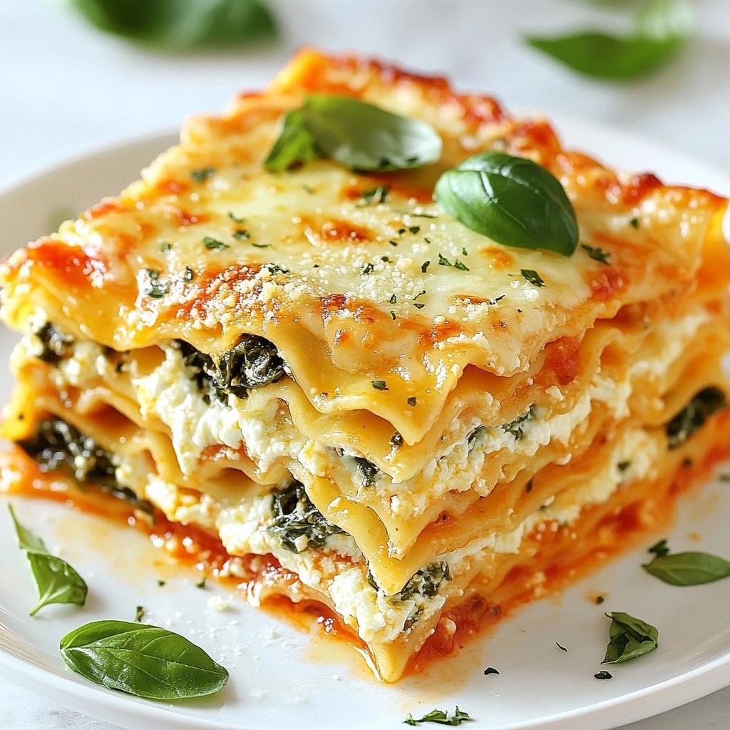 Baked Pasta Delights Spinach Ricotta Lasagna Recipe