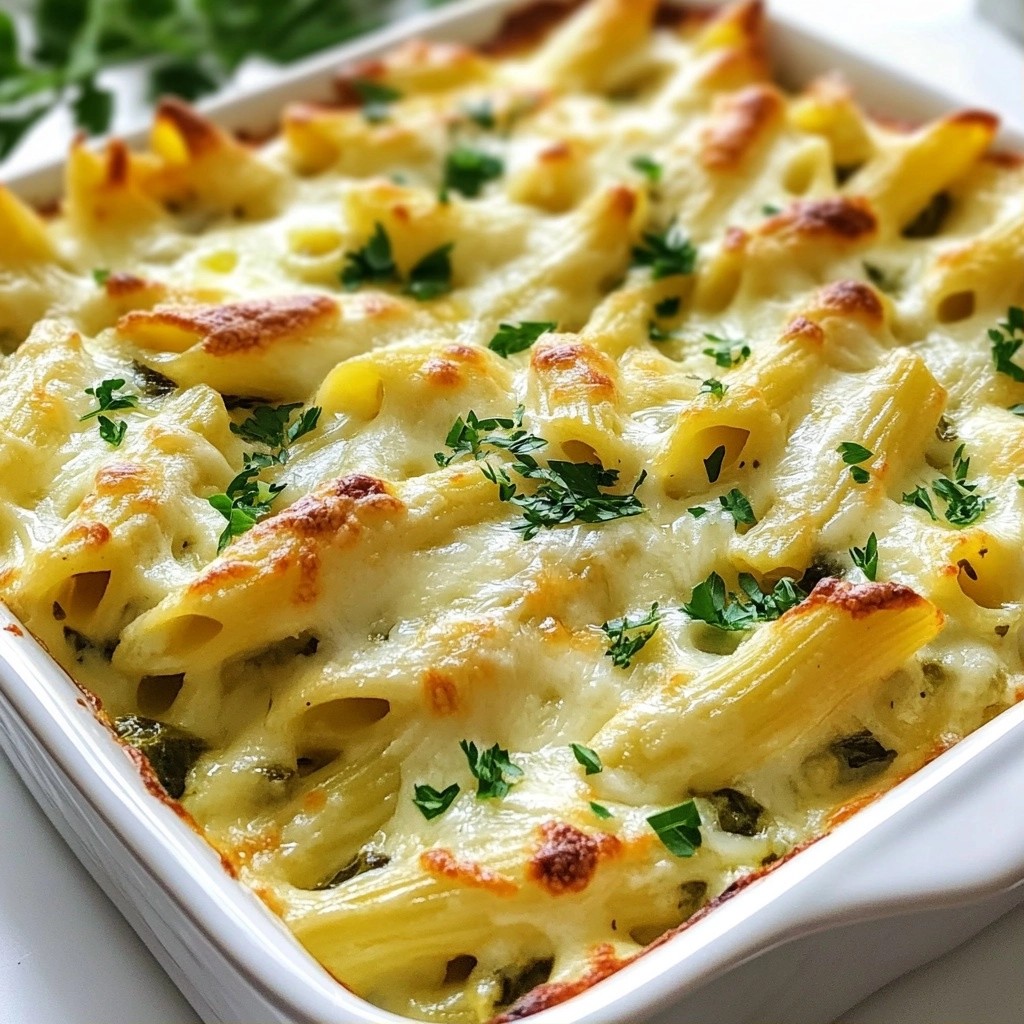 Baked Pasta Recipes Cheesy Spinach and Artichoke Delight