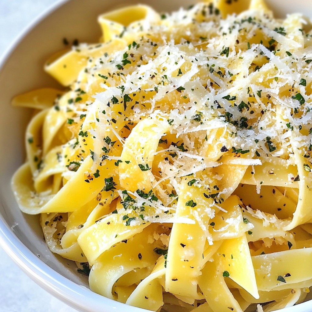 Quick Pasta Recipes Garlic Herb Tagliatelle Delight