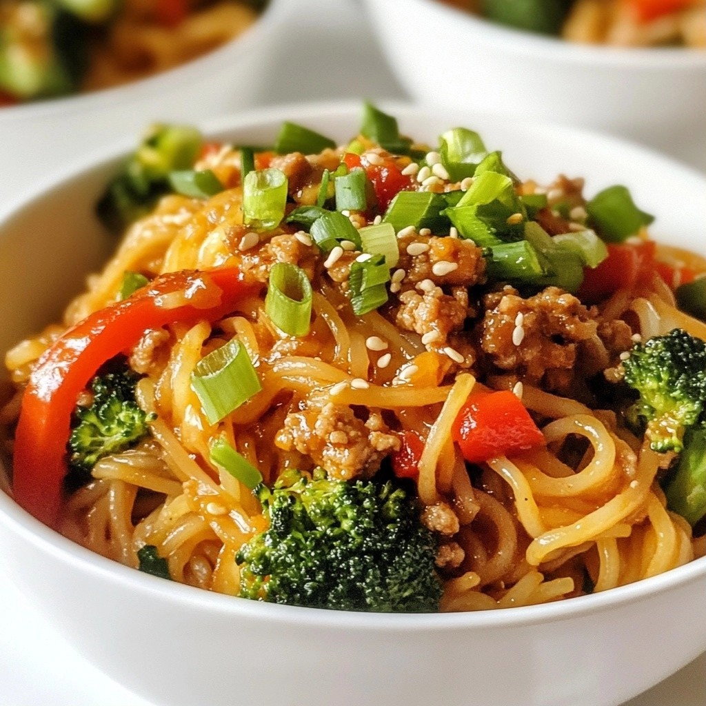 Hearty Noodle Dishes Spicy Szechuan Turkey Noodles